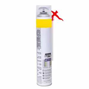 set spuma poliuretanica 750ml cu pai rosu