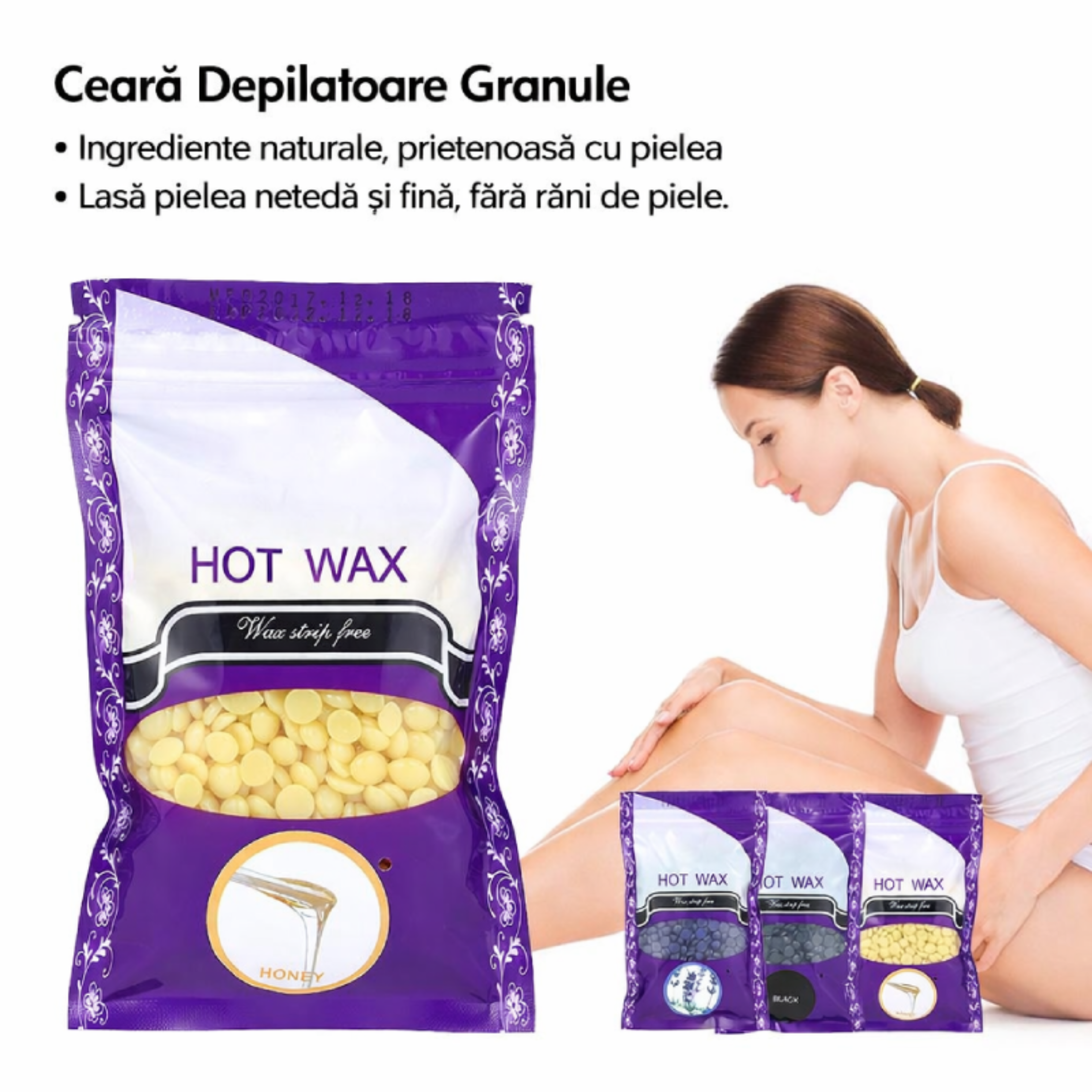 Ceară epilat granule elastică (5) Ceară epilat granule elastică
