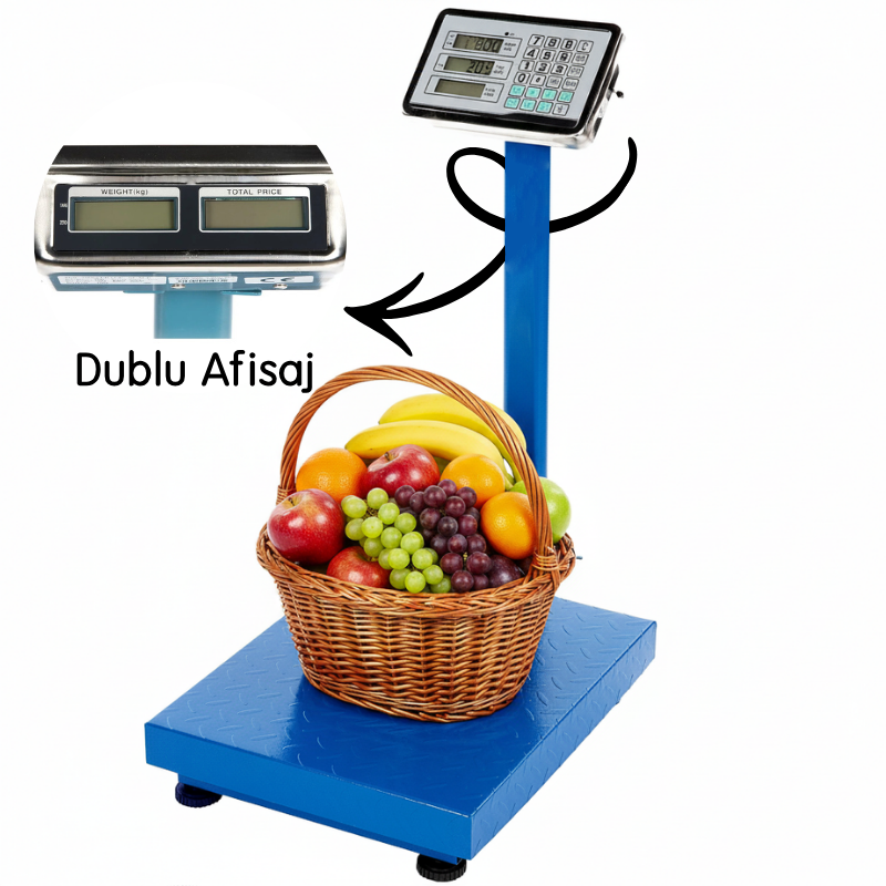 cantar dublu afisajss Cantar electronic 300 kg dublu afisaj