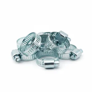 Set 10 Coliere metalice 12–20 mm, Oțel Zincat, Fixare Sigură pentru Furtunuri și Conducte