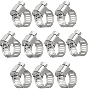 Coliere metalice 8 16 mm, Set 10 bucati