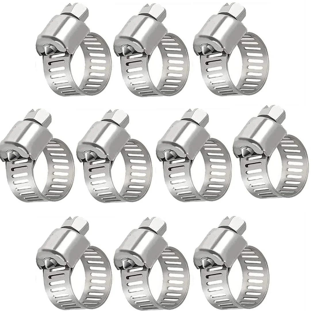 Coliere metalice 12 20 mm Coliere metalice 8 16 mm, Set 10 bucati