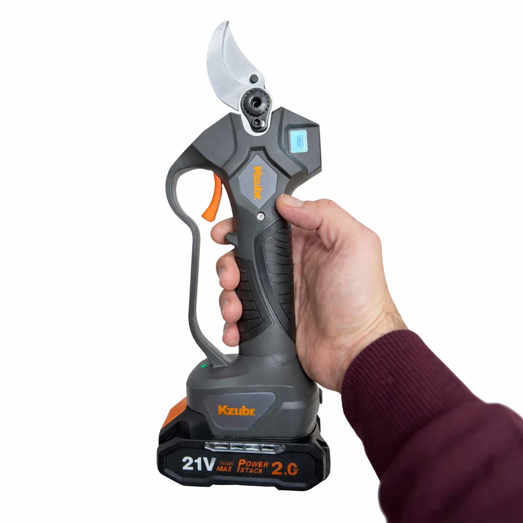 Foarfeca electrica pomi profesionala K1003 LCD Tăiere 40mm, 2 Acumulatori 21V Motor Brushless (7) Foarfeca electrica pomi profesionala