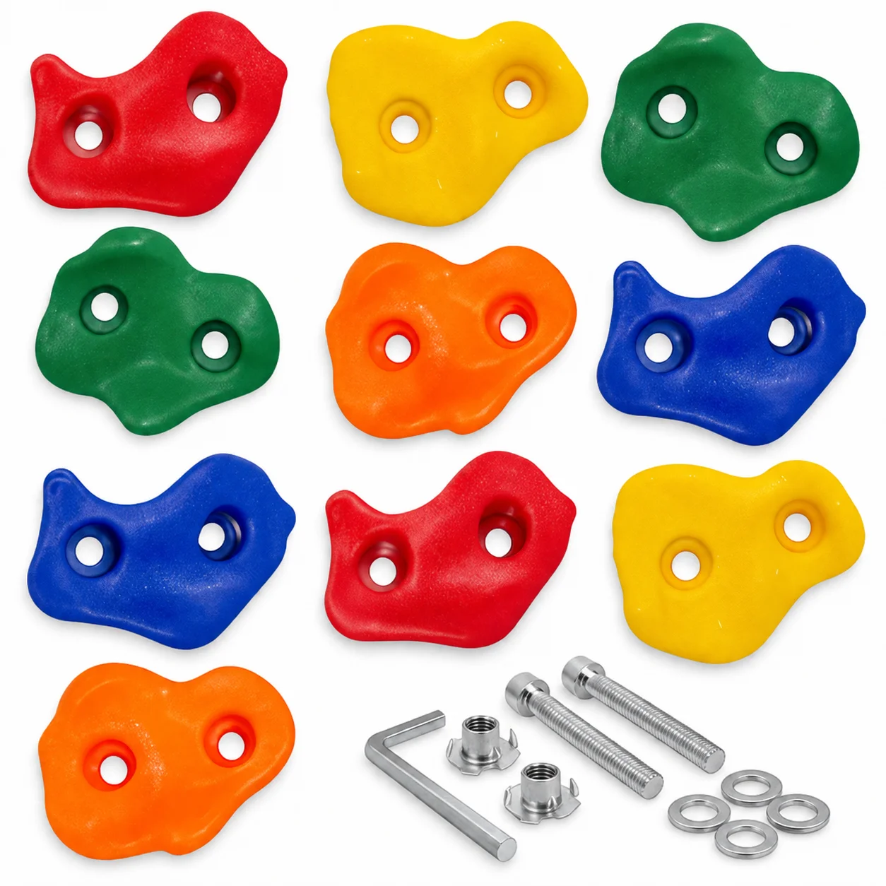pietre de catarat copii set 10 prize plus 2 manere cadou (3) Set de pietre de cățărare 10 bucățI