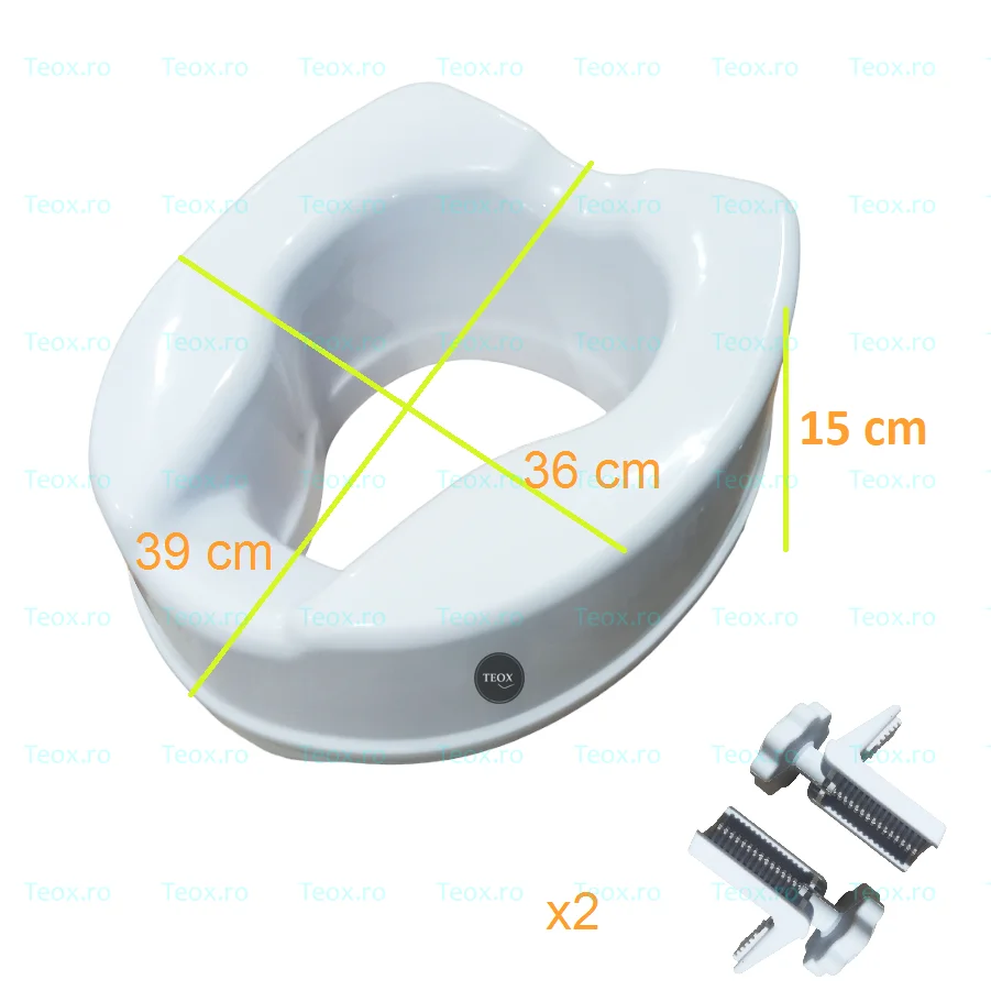 Inaltator WC FARA Capac 15 cm Teox Model Profesional (1) Inaltator WC 15 cm