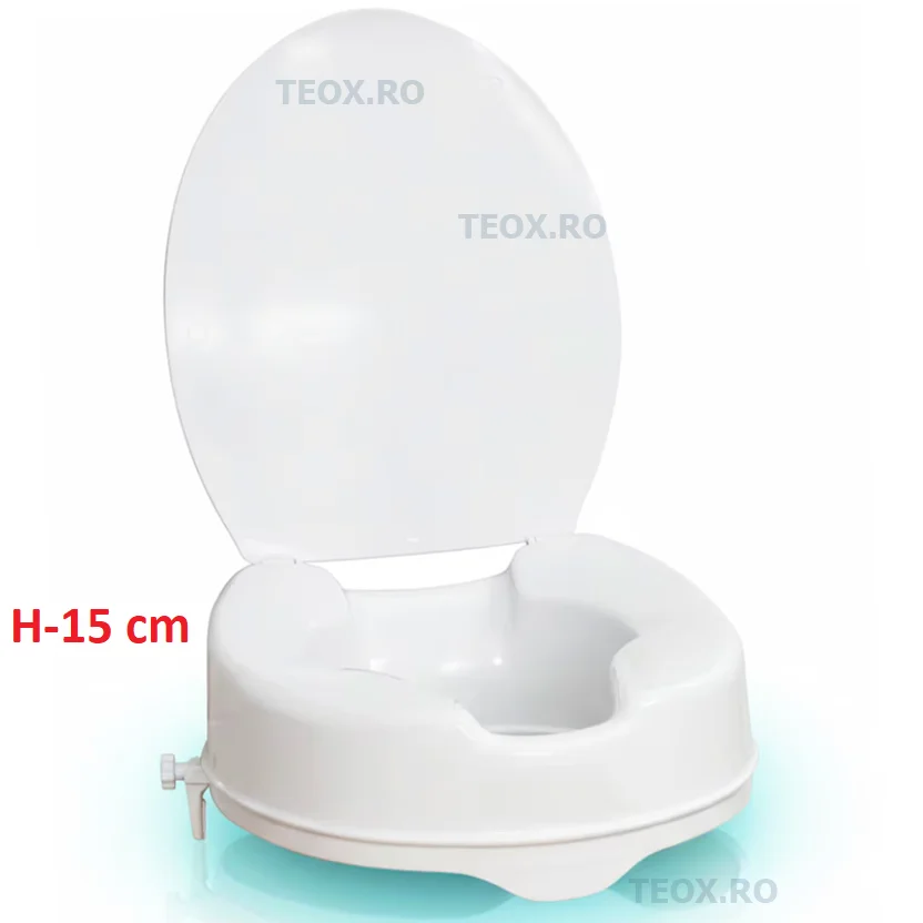Inaltator WC cu Capac 15 cm Teox Model Profesional (2) Inaltator WC cu Capac 15 cm