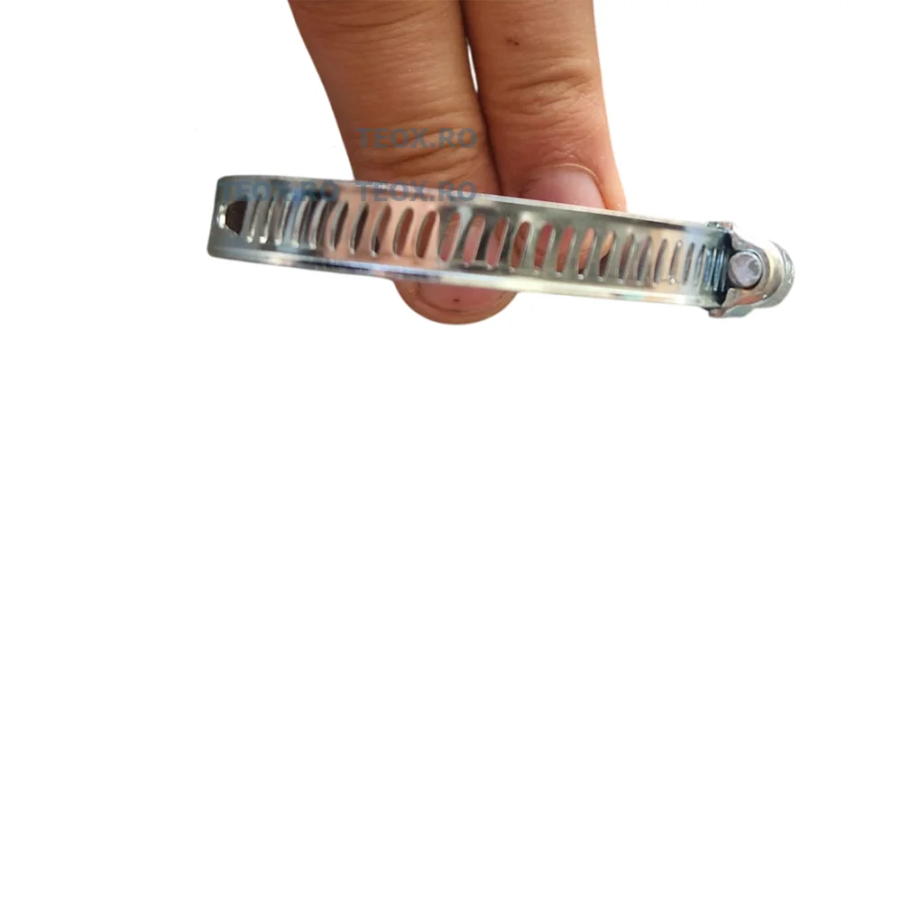 Set 10 Bucăți Colier Metalic Zincat, 44 64 mm Fixare Sigură pentru Furtun Pompier 40 60 (3) Colier Metalic 40 60 mm