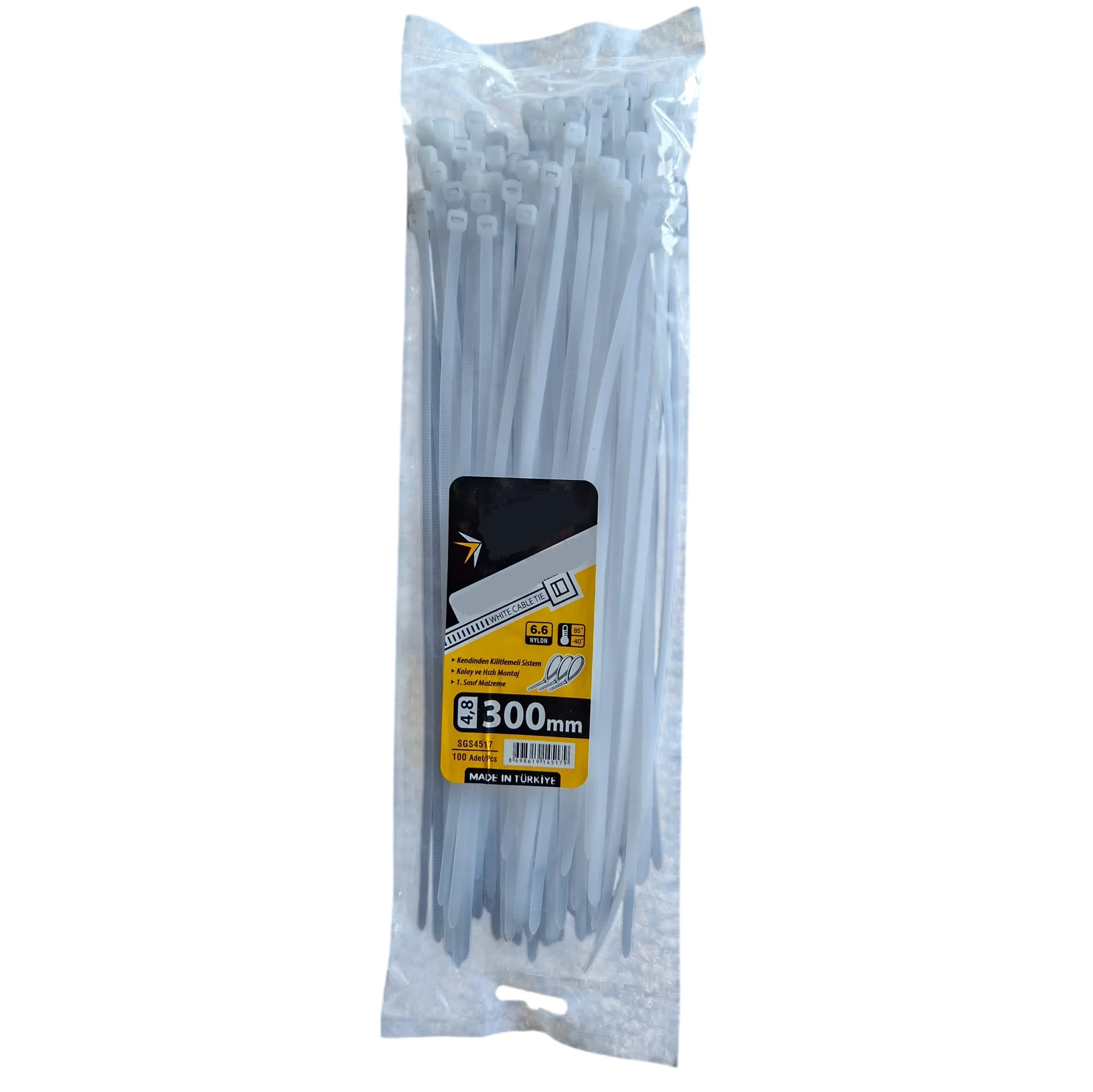 colier plastic alb soricei de prindere soricei plastic legat bride (3)