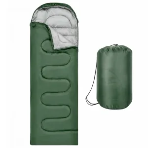 Sac de dormit 3 anotimpuri verde 1300g patura 2 in 1 camping