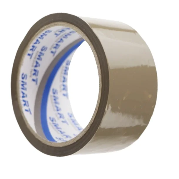 Banda adeziva maro 66m x 48mm acrilica ambalare cutii (1) Banda adeziva maro 66m x 48mm