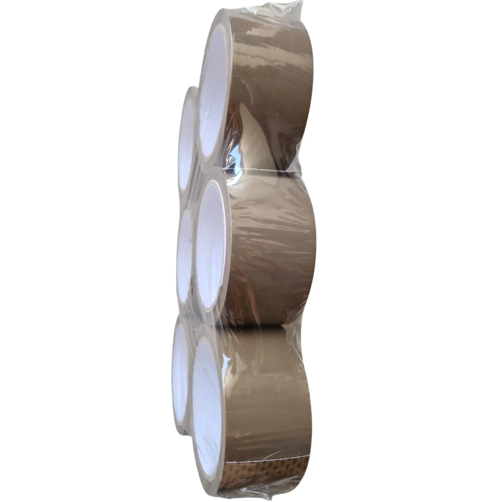 Banda adeziva maro 66m x 48mm acrilica ambalare cutii (3) Banda adeziva maro 66m x 48mm