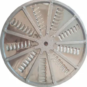 Disc pentru razatoare fructelegume cu suport din fonta 355mm ax 16mm