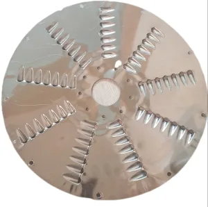 Disc razatoare inox rotunda fara suport 345mm ax 50mm