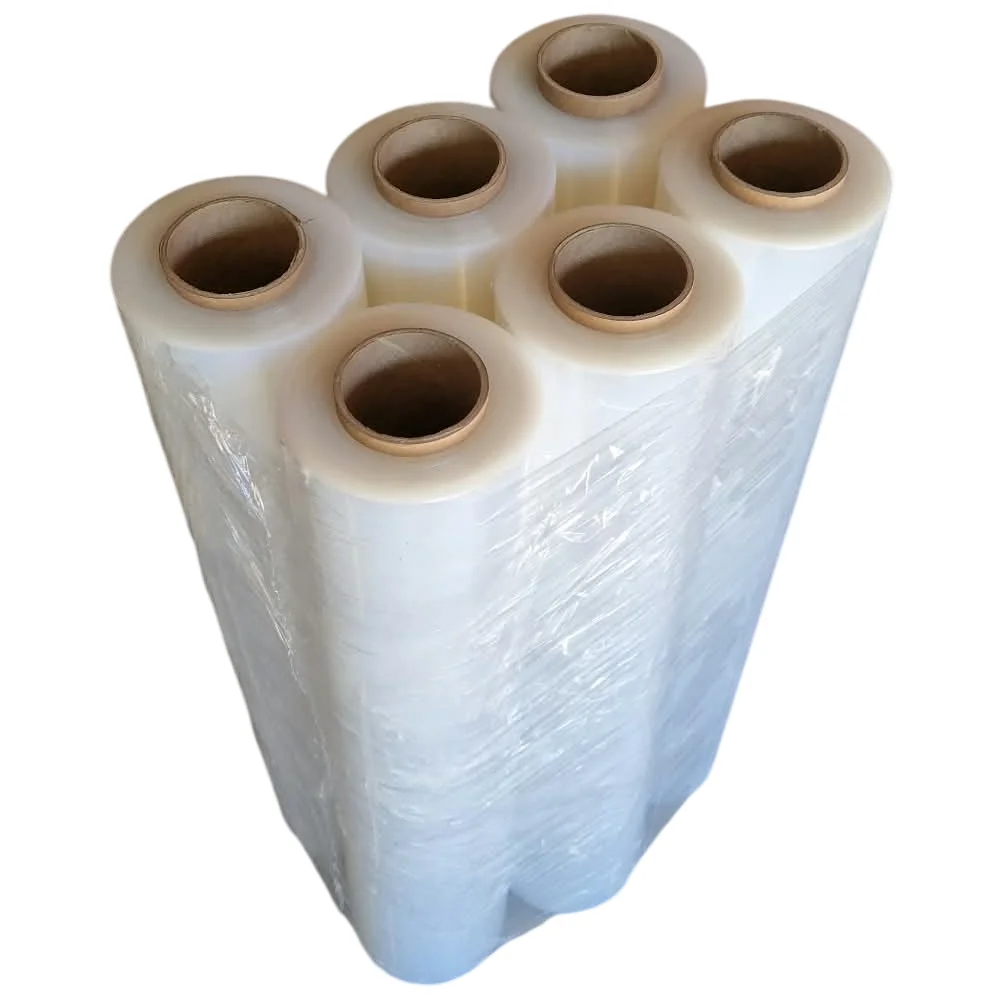 Folie stretch ambalare 250m 23 microni 2.5kg 50 cm transparenta (1) folie stretch transparenta 2.5kg 23 microni 50 cm