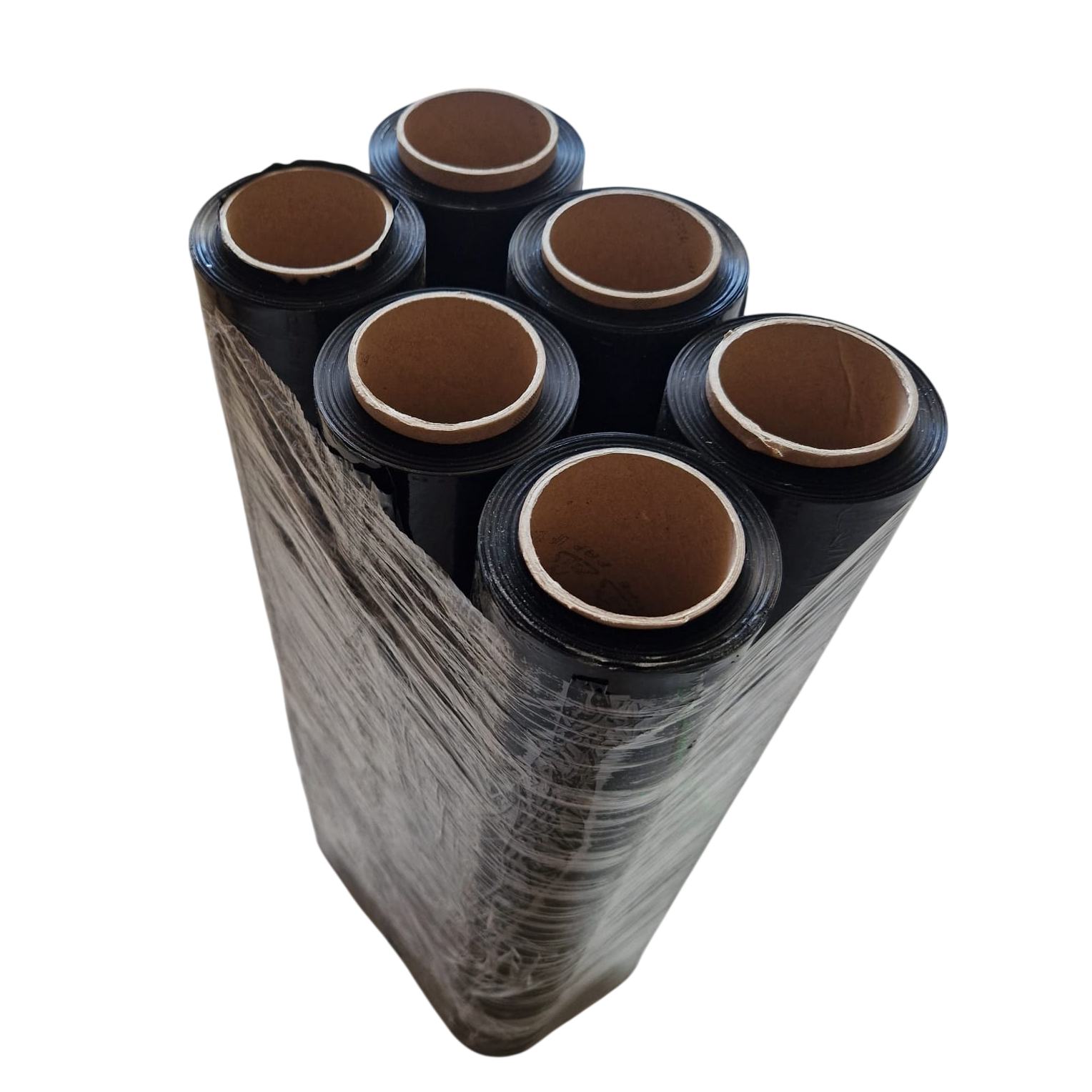 Folie stretch ambalare neagra 100m 23 microni 1100 G 50 cm (4) Folie stretch ambalare neagra 100M