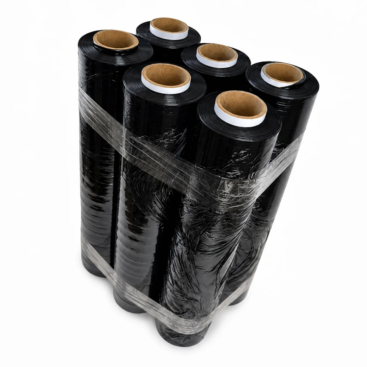 Folie stretch neagra 2.5kg 23 microni 50 cm ambalare opaca (1) Folie stretch neagra 2.5kg