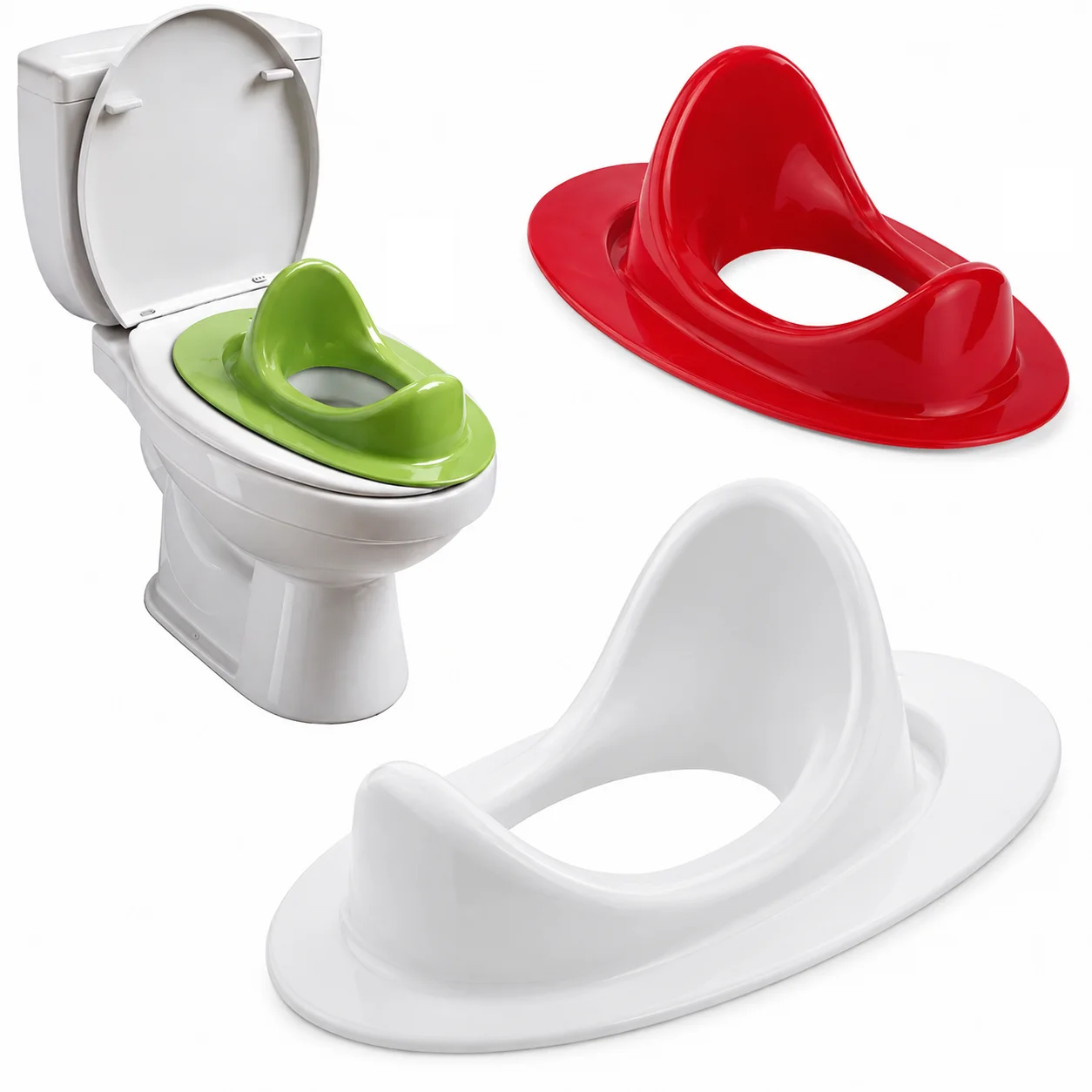 Reductor capac WC copii culori diferite universal ergonomic (1) Reductor capac WC copii