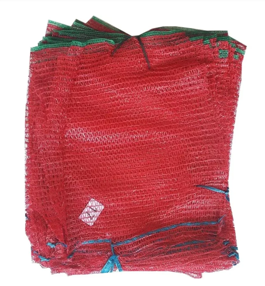 Saci Plasa 10 kg 40×40 cm cu Snur Legare Rosii Tip Raschel (1) Saci Plasa 10 kg 40x40 cm cu Snur